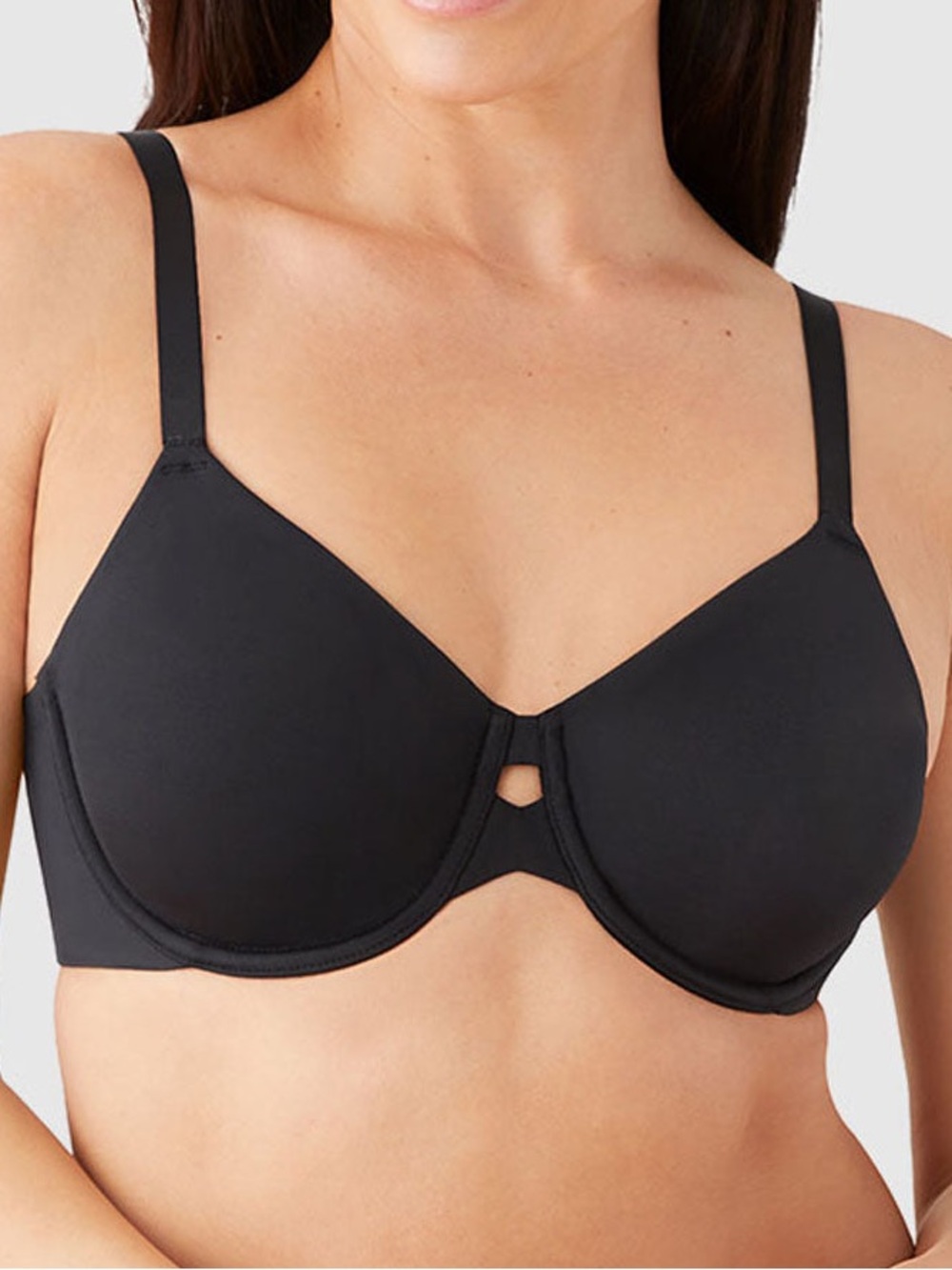 New Wacoal Superbly Smooth Underwire Bra 855342 Size 36DD in Black